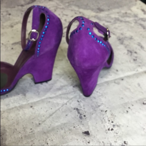 Marc Jacobs  violet RARE blue rhinestones … - Picture 5 of 5